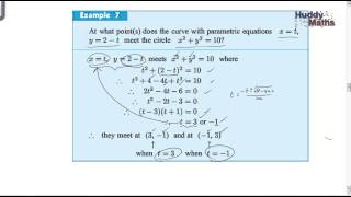 Parametric Equations and Calculus Part 5 Working with Parameters