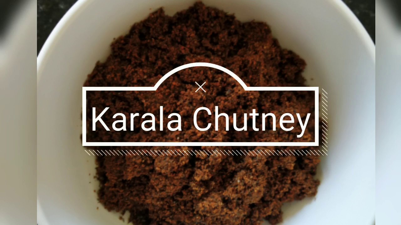Karala Chutney Recipe/Tilkut recipe/kale til Chutney recipe YouTube