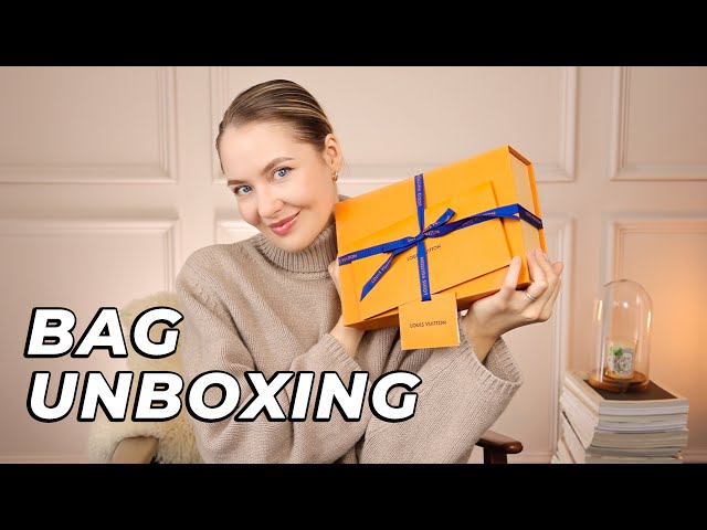 unboxing my first louis vuitton purchases🤎 #haul #unboxing #purse #ha, louis vuitton bag
