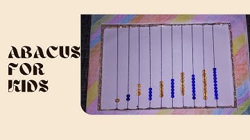 How to Make Abacus with Beads | DIY ABACUS | Abacus for Kids | How to Make Abacus at Home