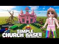 I BUILT A CHURCH BASE IN 2 MINUTES AND NOW I’M SAFE 😭⛪ ~ QueenPlanBee