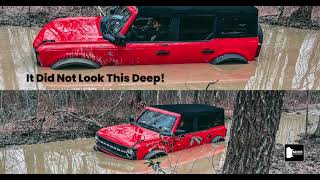 Really! It Didn't Look That Deep!  Ford Bronco recovery