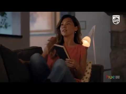 Philips Hue 471986 A White Ambiance A19 60W Equivalent Smart Bulb Starter Kit