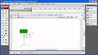 How to create a frame by frame animation using objects in Adobe Flash CS3