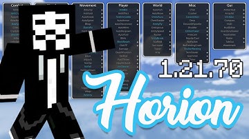 OUT NOW: Horion Client 1.21.70 - 1.21.71 (Minecraft Bedrock Hacks)