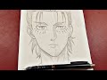 Anime drawing | how to draw Eren Yeager step-by-step