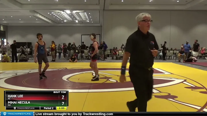 130 Lbs Round 4 - Hank Lee, SC Vs Mihai Necula, GA...