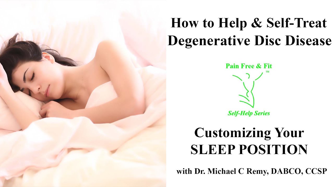 Best Way to Sleep with Degenerative Disc Disease - Muscle Pain