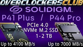 SOLIDIGM P41 Plus and P44 Pro M.2 SSD Review!