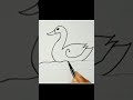 How to draw a duck step by step drawing drawing howtodraw art viral shorts