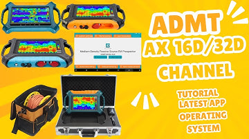 Latest Upgrades ADMT AX Series 16D 32D Full Operation Demonstration for Geophysical Exploration