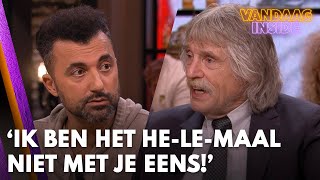 Johan en Eus discussiëren over Alfred Schreuder: 'Ik ben het he-le-maal niet met je eens!'