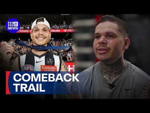 Embattled AFL star launches audacious comeback bid | 9 News Australia