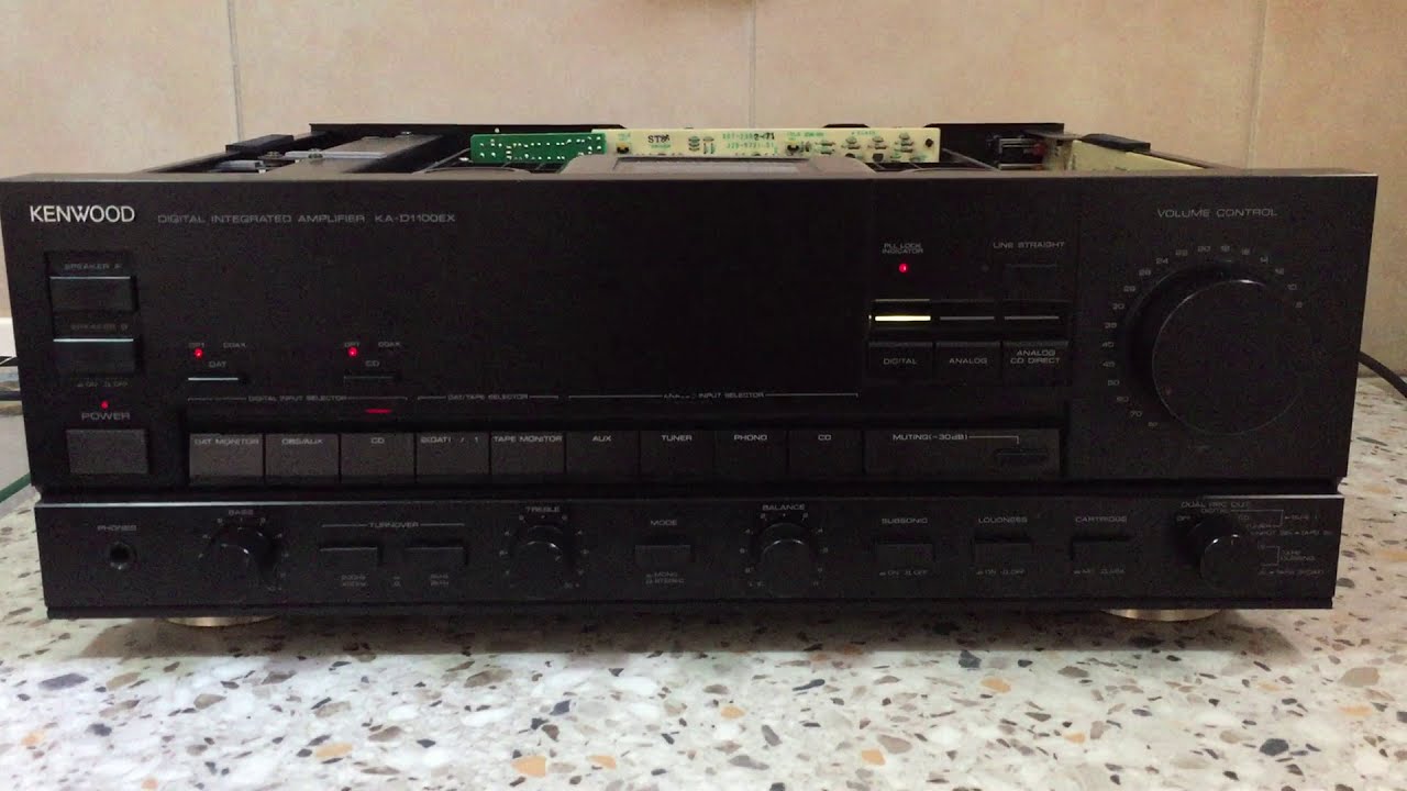 Kenwood KA-D1100EX digital integrated amplifier ( part 1 ) - YouTube