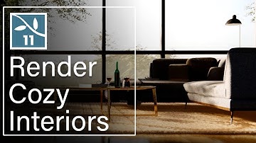 Rendering interiors with Lumion 11: IES spotlights, volumetric fire, rain streaks and micro shadows