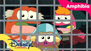 FBI har fanget frøerne | Amphibia | Disney Channel Danmark