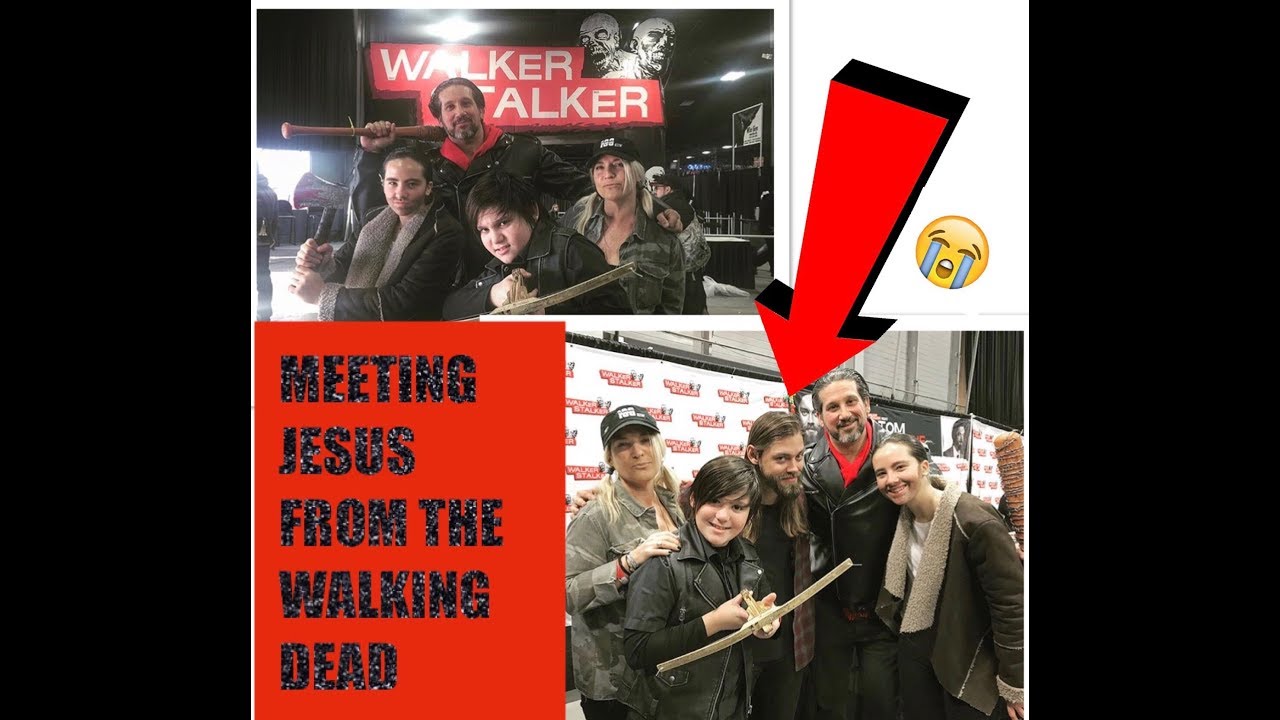 I MET JESUS FROM THE WALKING DEAD // Walker Stalker Vlog 2017/2018