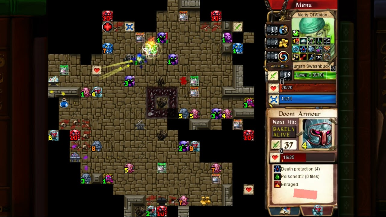 Desktop Dungeons Extreme Edition: Swashbuckler World Tour - 27 Demonic Library