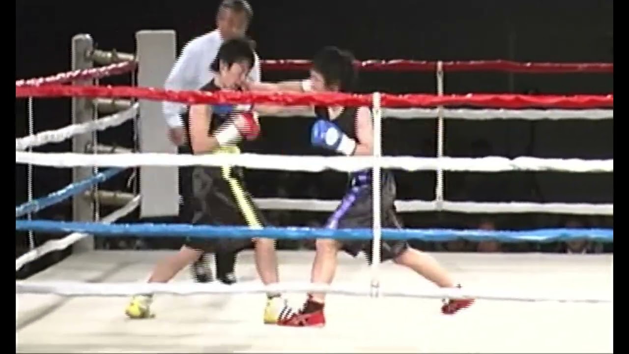 谷美幸 vs 平安山裕子(平仲) 女子フライ級4回戦 #femaleboxing