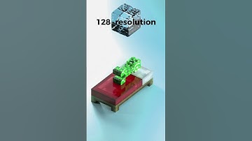 Creeper vs Water simulation    #watersimulation #3d #blender #minecraft  #animation