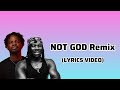 Fameye-Not God Remix Ft Stonebwoy (Official Lyrics Video)