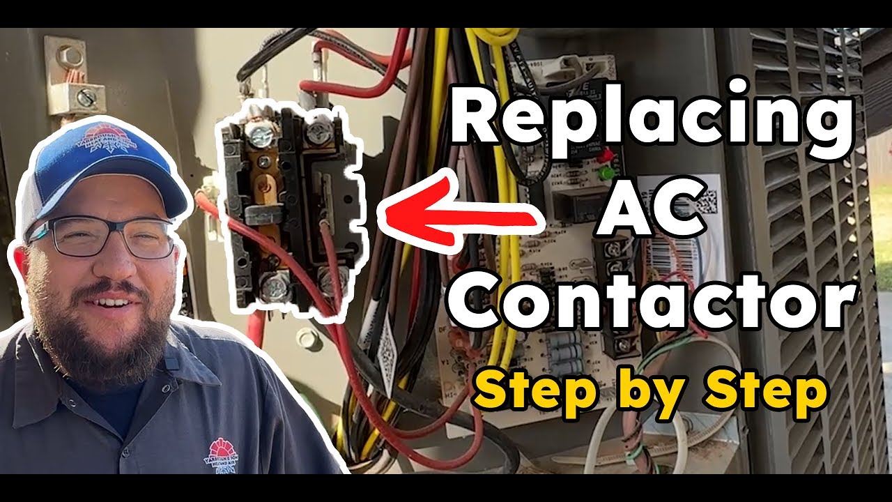 Replacing AC Contactor Step by Step YouTube