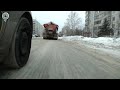 Из-за снегопада Новосибирск сковали пробки