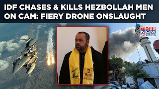 IDF Chases & Kills Hezbollah Terrorist In Lebanon| Explosion, Smoke As Israeli Drones Strike| Watch