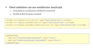 6   Client validation