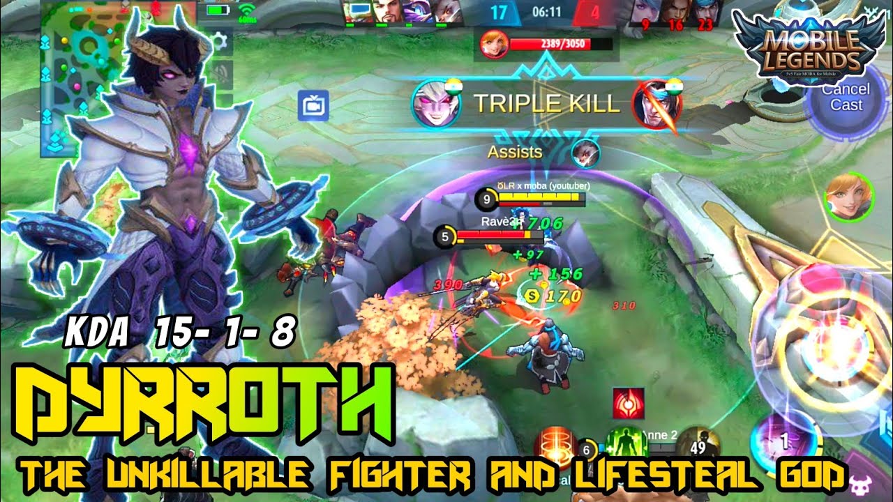 The Unkillable Fighter Dyrroth Dyrroth 100 Best Meta Build And Gameplay Mobile Legends Youtube The Unkillable Fighter Dyrroth Dyrroth 100 Best Meta Build And Gameplay Mobile Legends Youtube