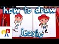 How To Draw Cartoon Jessie From Toy Story