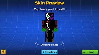 How To Make Justspawn Skin In Pixel Gun 3D And Gladiator Games Brawl