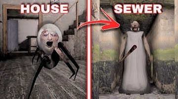😳 Spider Angelina Came into The House and Granny Went into The Sewer | Granny With Oggy and Jack