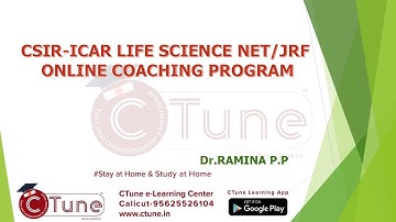 Life Sciences NTA JRF/NET ICAR Exam orientation and Syllabus discussion_ Part -4 by CTune e-Learning