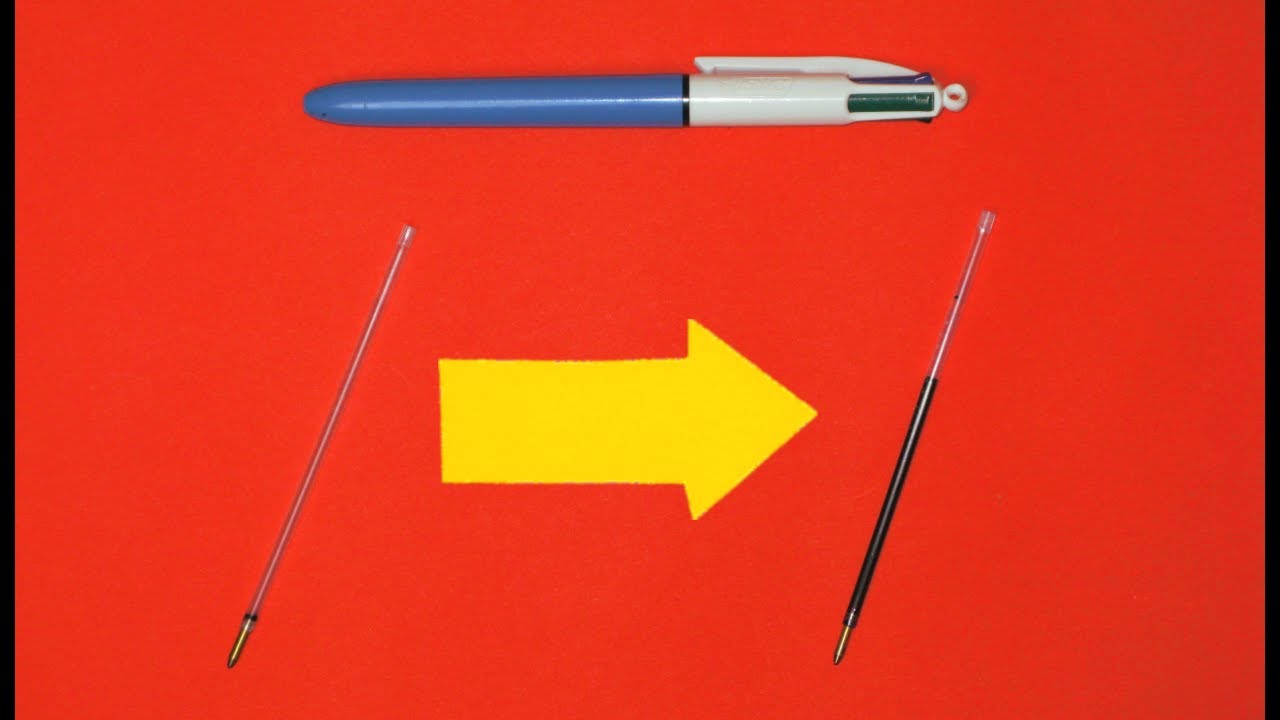 Comment recharger votre porte-mine ou votre stylo bille ?