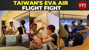 Mid-Air Scuffle: Video Shows Passengers in Altercation on EVA Air Flight