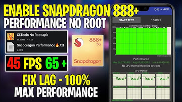 Enable Snapdragon 888+ Performance On Any Android No Root | Max FPS & Fix Lag !