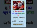 किस जानवर का खून सफेद रंग का होता हैं?#gk#gkquestion#gkquiz#gkinhindi#general#facts#shorts#ssc#upsc