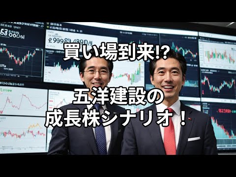 五洋建設（1893）投資分析{もうすぐで買い場到来か}