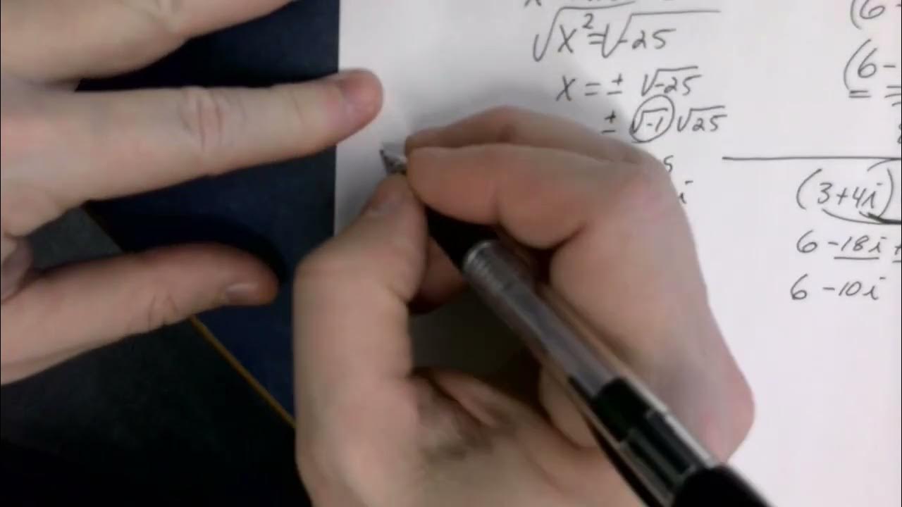 Introduction to imaginary numbers data a youtube