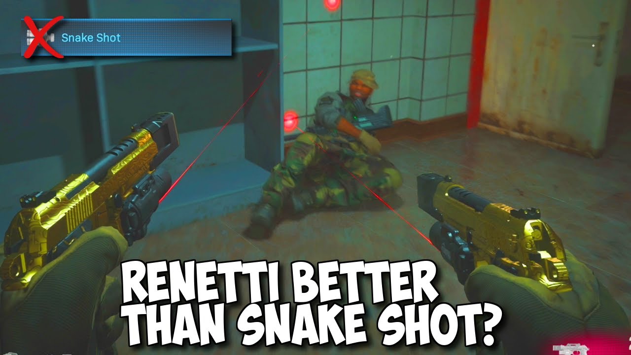 Snake Shots Nerfed But The Renetti Can Take Its Place Within Warzone? - Modern Warfare