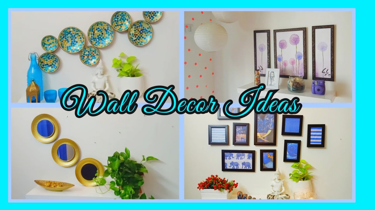 Wall decoration ideas for bedrooms n living room/DIY decor ideas - YouTube