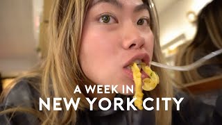 a realistic week in my life living in New York city