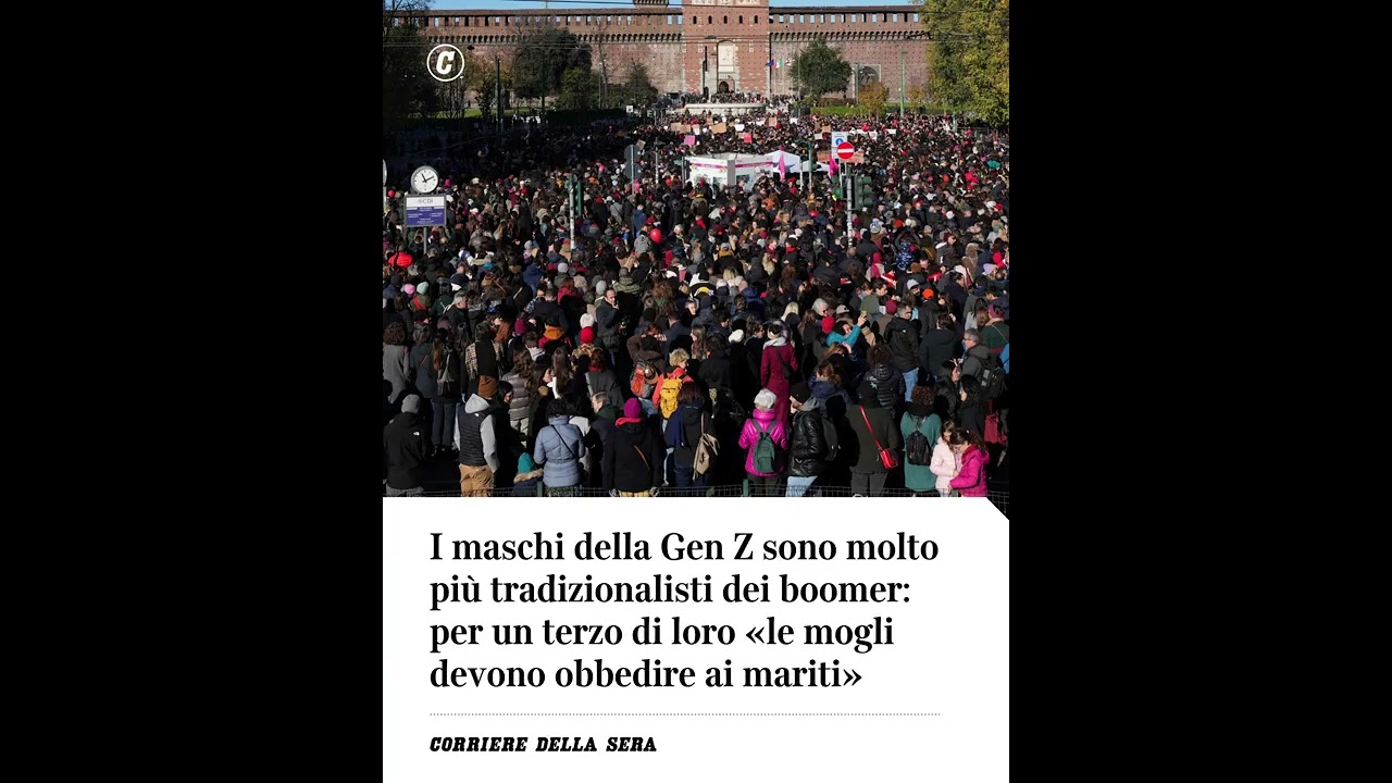 I maschi della Gen Z più tradizionalisti dei boomer: per un terzo di loro le mogli devono obbedire
