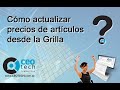 Actualizar Precios de Artículos desde la Grilla