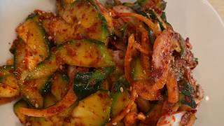 Easy Korean cucumber Kimchi
