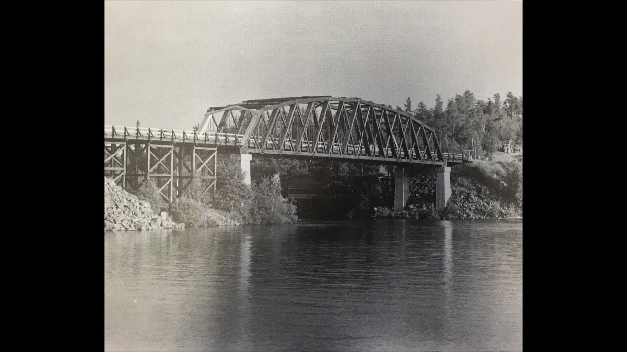 'Sioux Narrows Bridge" by Nestor Falls School 2005 + "Pamela the Polar