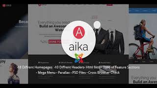 Aaika - Responsive Multipurpose Joomla Template | Themeforest Website Templates and Themes