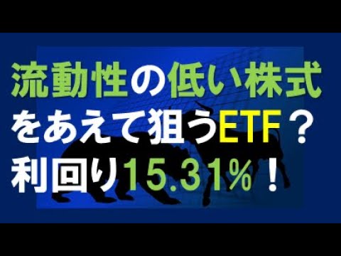 流動性の低い株式で構成するETFは、儲かるのか？　組成以来平均利回り15.31%！