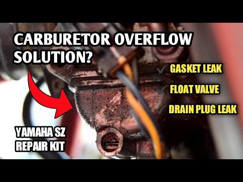 3 TYPES of CARBURETOR GAS LEAK PROBLEM, SOLVED! | YAMAHA SZ CARBURETOR